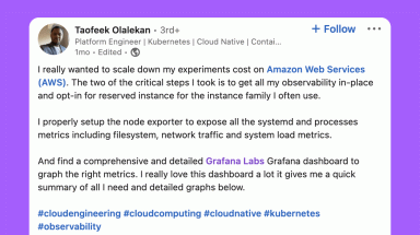 Scaling down experiment costs on AWS