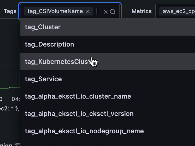 Tag selector Tag selector