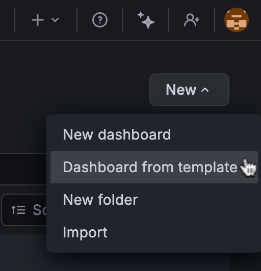 Add dashboard menu