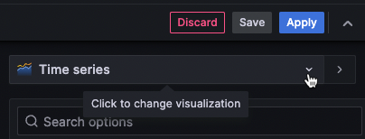 Visualization selector