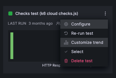 Customize trends menu!