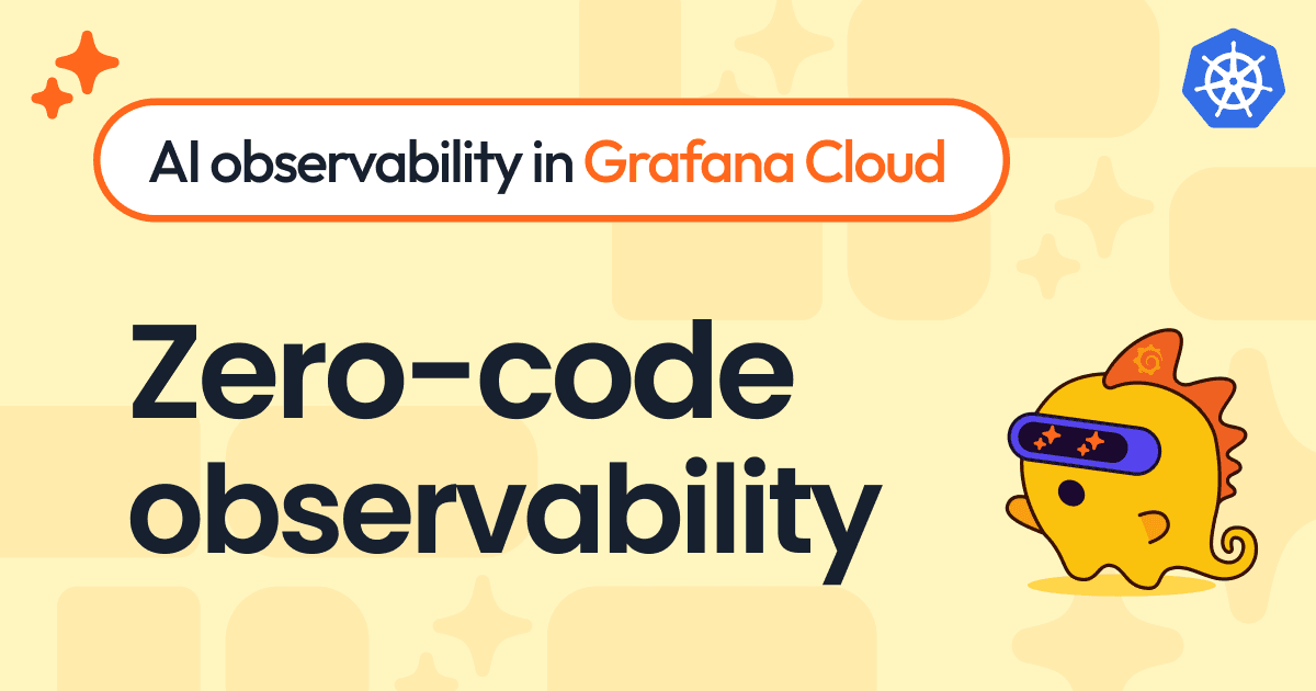 Instrument zero‑code observability for LLMs and agents on Kubernetes