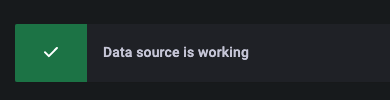 Screenshot of UX when a data source is added successfully. Screenshot of UX when a data source is added successfully.