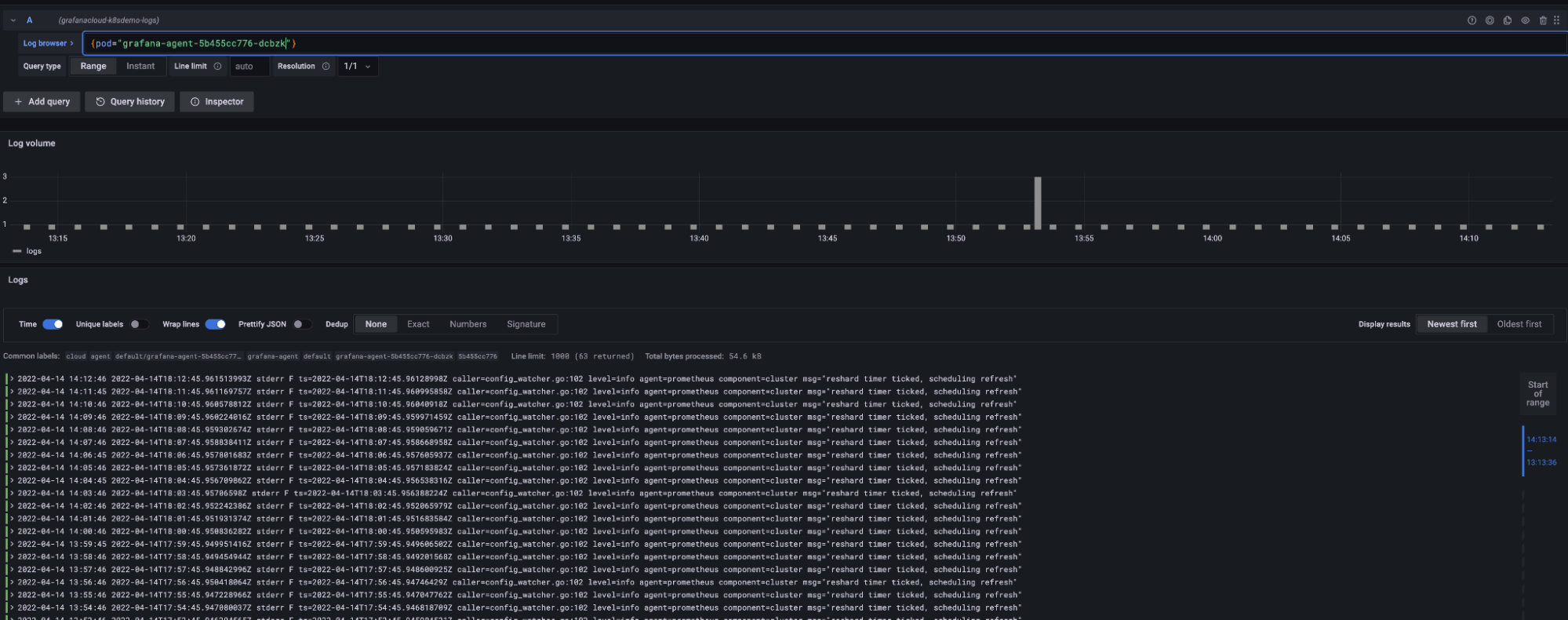 Kubernetes integration for Grafana Cloud: shipping logs Kubernetes integration for Grafana Cloud: shipping logs