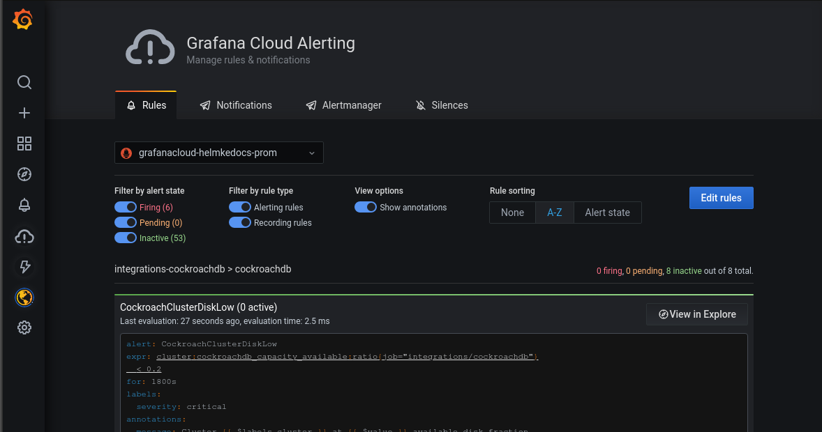 Grafana Cloud Alerting