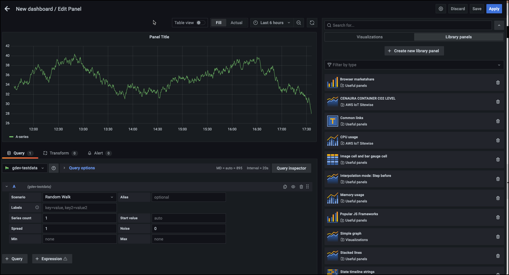 Screenshot of the edit panel Screenshot of the edit panel