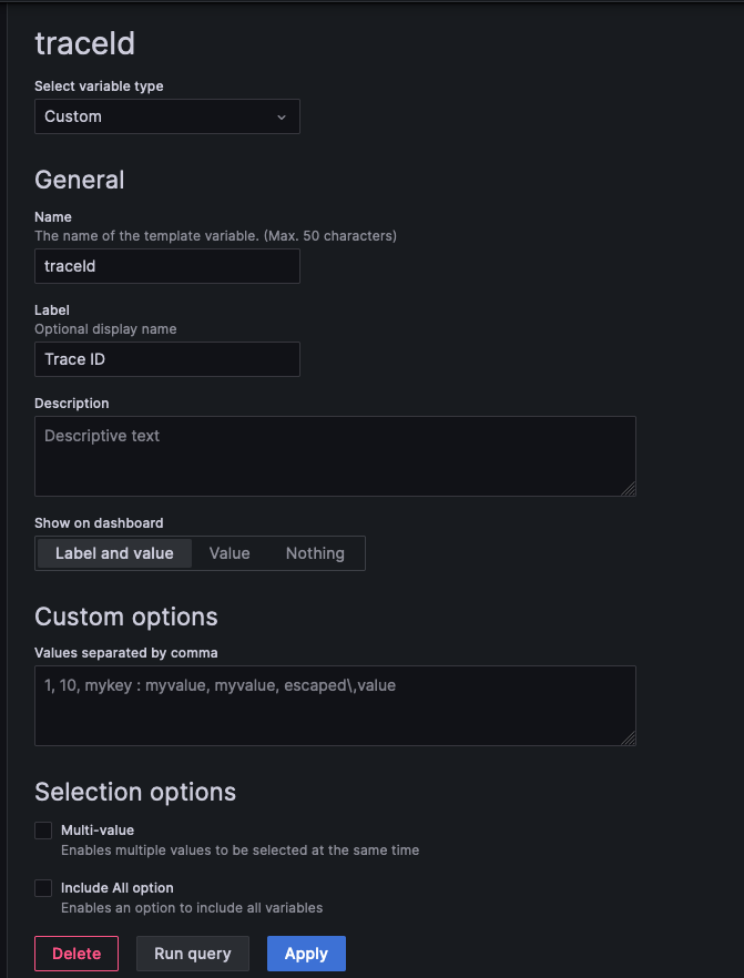 Add a Custom variable Add a Custom variable