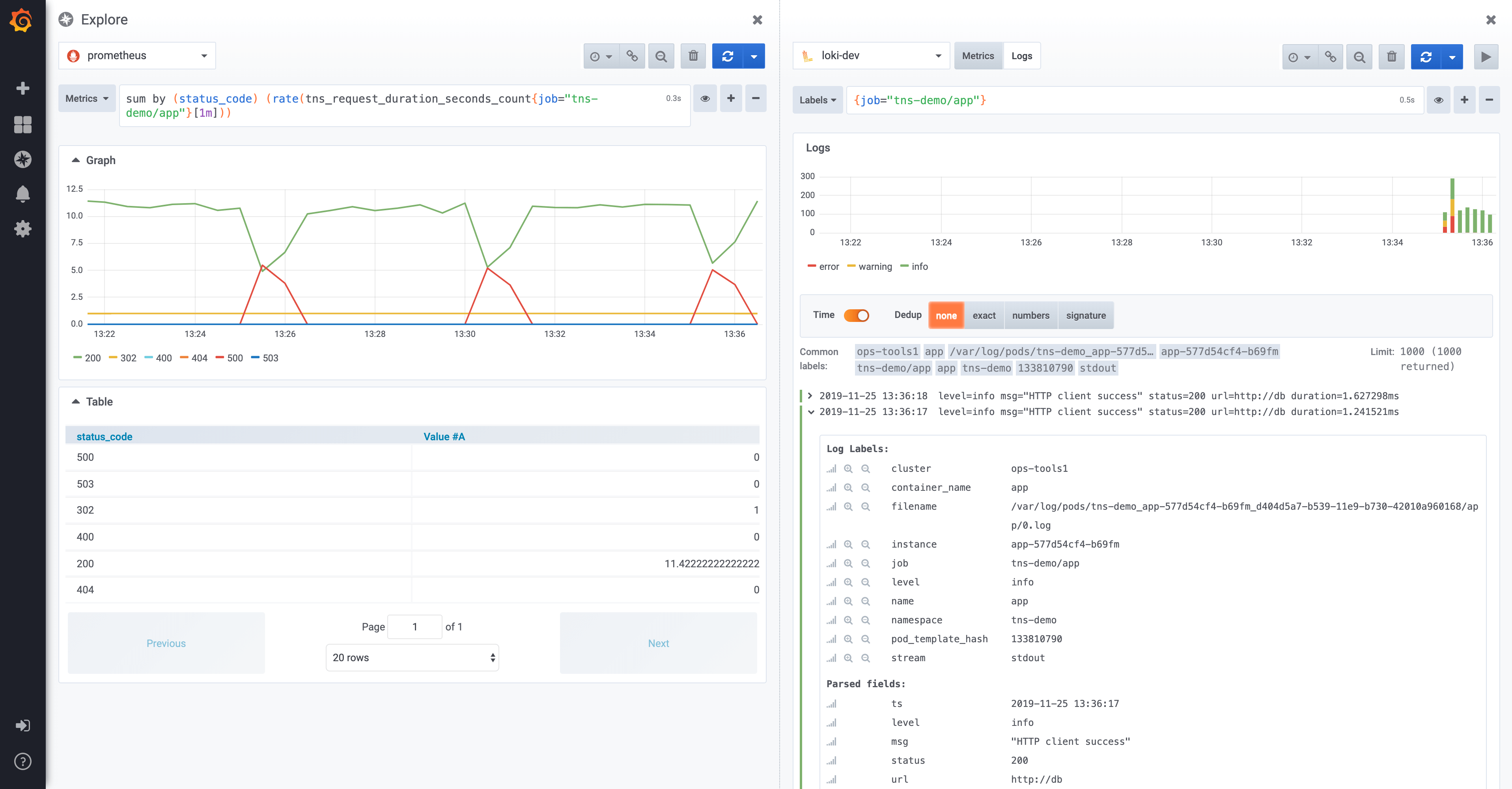 Screenshot of the new Explore option in the panel menu Screenshot of the new Explore option in the panel menu